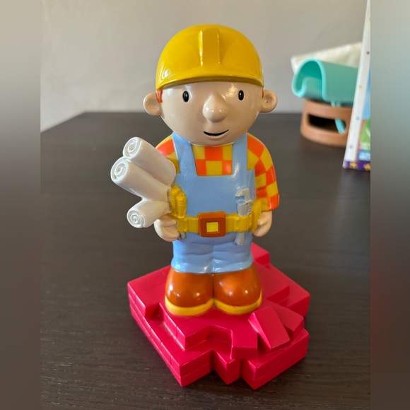 Vintage 2000s Y2K Bob The Builder Flashlight Figurine NOT WORKING - Picture 1 of 7
